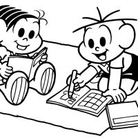 Desenhos para colorir Turma da Mônica