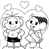 Desenhos para colorir Turma da Mônica