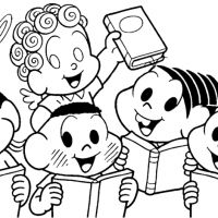 Desenhos para colorir Turma da Mônica