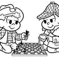 Desenhos para colorir Turma da Mônica