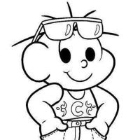 Desenhos para colorir Turma da Mônica