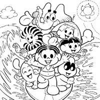 Desenhos para colorir Turma da Mônica