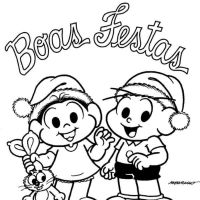 Desenhos para colorir Turma da Mônica