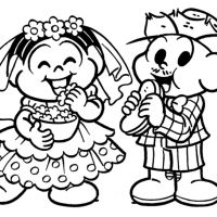 Desenhos para colorir Turma da Mônica