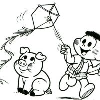 Desenhos para colorir Turma da Mônica