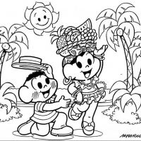 Desenhos para colorir Turma da Mônica