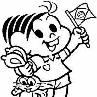 Desenhos para colorir Turma da Mônica
