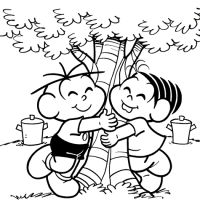 Desenhos para colorir Turma da Mônica