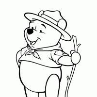 Desenhos para colorir Ursinho Pooh