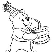 Desenhos para colorir Ursinho Pooh