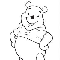Desenhos para colorir Ursinho Pooh