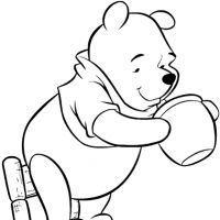 Desenhos para colorir Ursinho Pooh