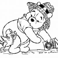 Desenhos para colorir Ursinho Pooh