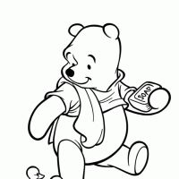 Desenhos para colorir Ursinho Pooh