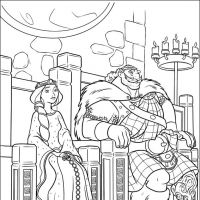 Desenhos para colorir Valente