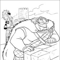 Desenhos para colorir Valente