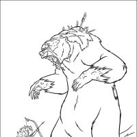 Desenhos para colorir Valente