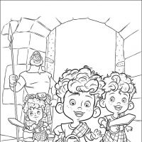 Desenhos para colorir Valente