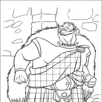 Desenhos para colorir Valente