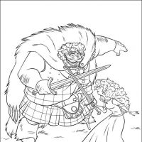 Desenhos para colorir Valente