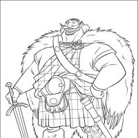 Desenhos para colorir Valente