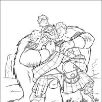 Desenhos para colorir Valente