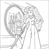 Desenhos para colorir Valente