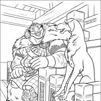 Desenhos para colorir Valente