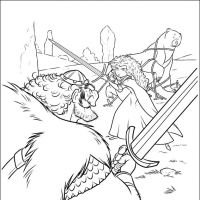 Desenhos para colorir Valente