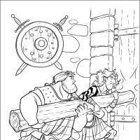 Desenhos para colorir Valente