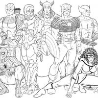 Desenhos para colorir Vingadores