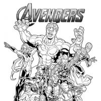 Desenhos para colorir Vingadores