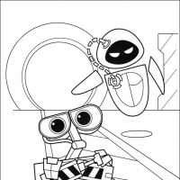 Desenhos para colorir Wall-E