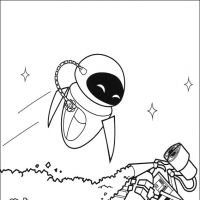 Desenhos para colorir Wall-E