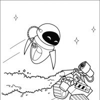 Desenhos para colorir Wall-E
