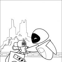 Desenhos para colorir Wall-E