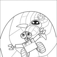 Desenhos para colorir Wall-E