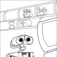Desenhos para colorir Wall-E
