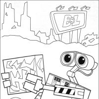 Desenhos para colorir Wall-E