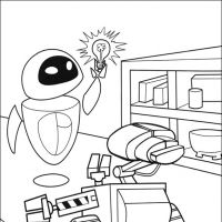 Desenhos para colorir Wall-E