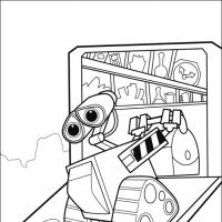 Desenhos para colorir Wall-E