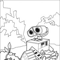 Desenhos para colorir Wall-E