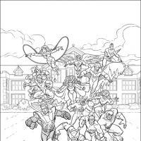 Desenhos para colorir X-Men