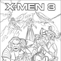 Desenhos para colorir X-Men