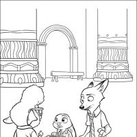 Desenhos para colorir Zootopia