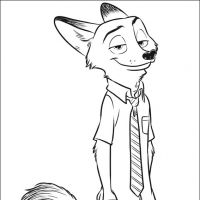 Desenhos para colorir Zootopia