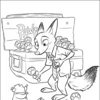 Desenhos para colorir Zootopia