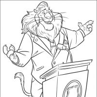 Desenhos para colorir Zootopia