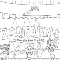 Desenhos para colorir Zootopia