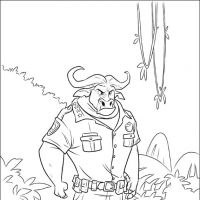Desenhos para colorir Zootopia